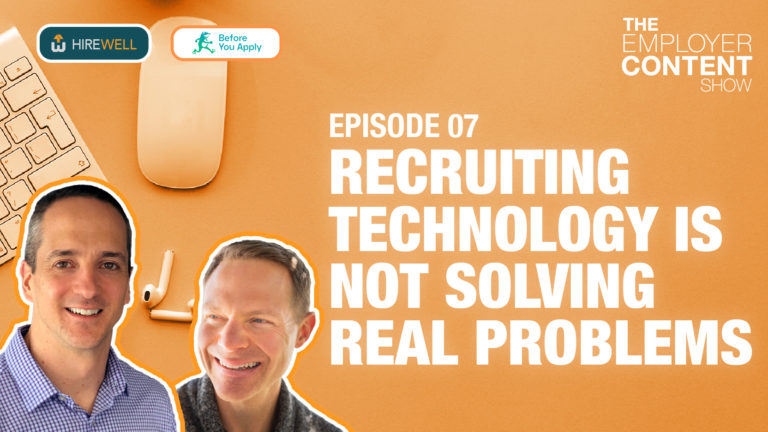 Recruiting Technology is Not Solving Real Problems