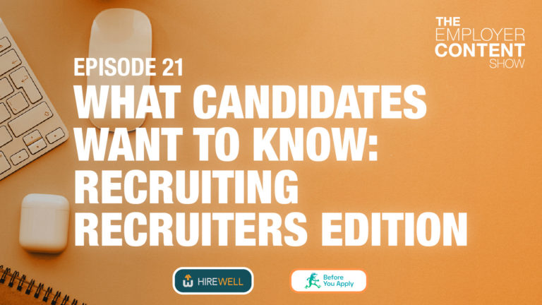 What Candidates Want to Know: Recruiting Recruiters Edition