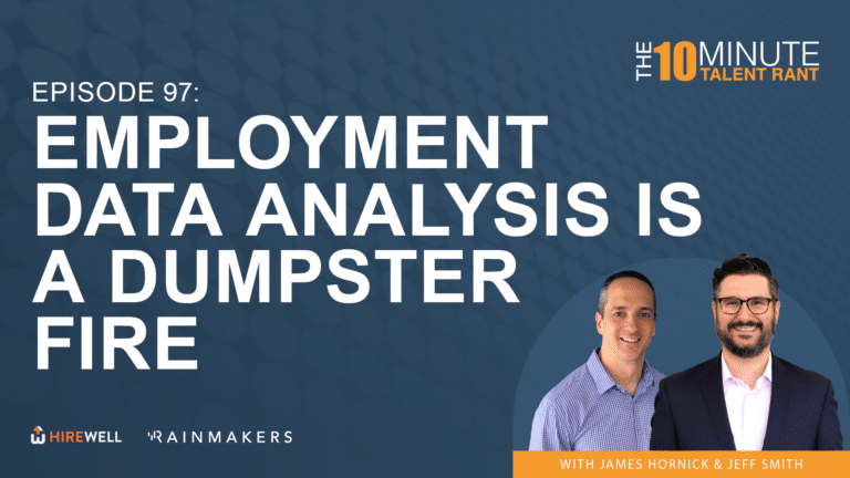 Employment Data Analysis Is A Dumpster Fire